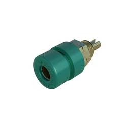 Hirschmann Test & Measurement BIL 30 Au zdířka pro banánek zásuvka, vestavná vertikální Ø pin: 4 mm zelená 1 ks