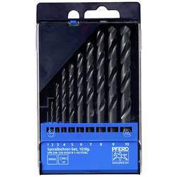 PFERD TOOLS 25298001 SET DIN 338 HSSG N 1-10 STEEL 10TLG sada spirálových vrtáku do kovu 10dílná 1 mm, 2 mm, 3 mm, 4 mm, 5 mm, 6 mm, 7 mm, 8 mm, 9 mm, 10 mm 1