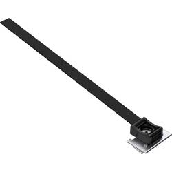 Hebotec KBS 4-20 C16 10 úchytka profilová lišta 3011-022-150C Průměr kabelového svazku (rozsah) 4 do 20 mm s upevňovací páskou černá 1 ks