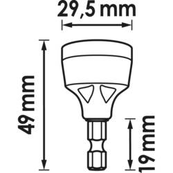 Vigor V7402 Odhrotovač bit 1 ks
