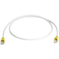 Telegärtner RJ45 (křížený) síťový kabel CAT 6A S/FTP 0.50 m šedá dvoužilový stíněný, s ochranou