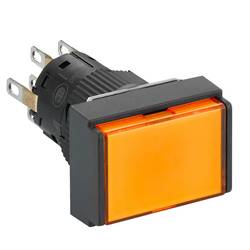 Schneider Electric XB6EDF8B2P Pomerančová Podsvětlené tlačítko Ø 16, pod omítku, dvojité stisknutí 24 v 2OC osvětlené tlačítko 5 ks