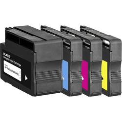 Basetech Ink náhradní HP 932XL, 933XL, CN053AE, CN054AE, CN055AE, CN056AE kompatibilní kombinované balení černá, azurová, purppurová, žlutá BTH174 1725,4005-126