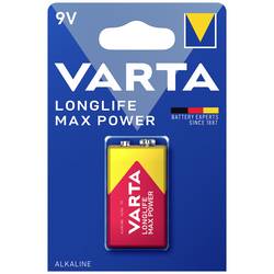 Varta LONGLIFE Max Power 9V Bli 1 baterie 9 V alkalicko-manganová 640 mAh 9 V 1 ks