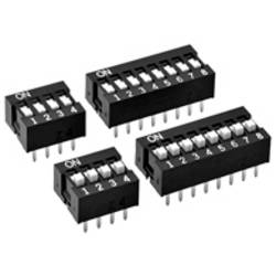 Omron A6E-3104-N DIP spínač Pólů 3 THT 1 ks Bag