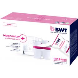 BWT 1 Kartusche + 3 Öko Refill Mg²+ 0836600 filtrační vložka bílá
