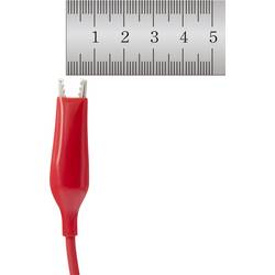 VOLTCRAFT MSL-100 měřicí kabel zástrčka 4 mm 1.00 m černá, červená 1 ks