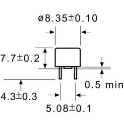 Belfuse MRT 2-BULK BEL Fuse Sicherung träge radial 2A mini pojistka THT 2.0 A 250.0 V T pomalá 100 ks Bulk
