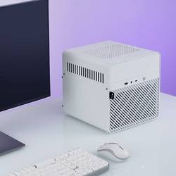 Jonsbo N2 Mini-ITX mini tower PC skříň, herní pouzdro bílá