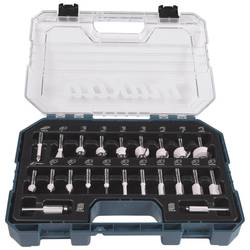 Makita D-74778 sada fréz , Vnější Ø 8 mm, Ø hřídele 8 mm, 22dílná