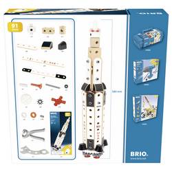 Brio Apollo Saturn V dřevěná stavebnice Constructor počet dílů: 91 Věkové kategorie: od 3 let