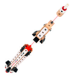 Brio Apollo Saturn V dřevěná stavebnice Constructor počet dílů: 91 Věkové kategorie: od 3 let