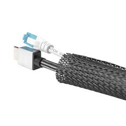 Digitus hadice kabelového svazku polyester černá flexibilní (d x š x v) 2000 x 85 x 3 mm 1 ks DA-90507