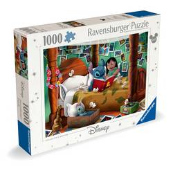 Dospělé puzzle 1000 dílů - Disney LIO & Stitch 12001579 1 ks