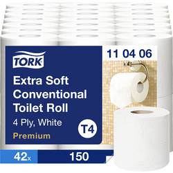 TORK toaletní papír T4-System Kleinrollen Toilettenpapier 4-lag T4 110406 Počet vrstev: 4 vrstev 42 ks
