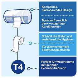 TORK toaletní papír T4-System Kleinrollen Toilettenpapier 4-lag T4 110406 Počet vrstev: 4 vrstev 42 ks