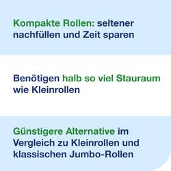 TORK toaletní papír T7-System Hülsenloses Toilettenpapier 3-lag T7 472650 Počet vrstev: 3 vrstev 18 ks