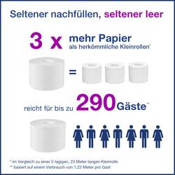 TORK toaletní papír T7-System Hülsenloses Toilettenpapier 3-lag T7 472650 Počet vrstev: 3 vrstev 18 ks