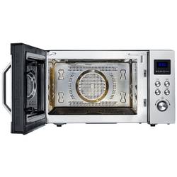 Severin MW 7777 mikrovlnná trouba nerezová ocel, černá (matná) 900 W funkce grilování