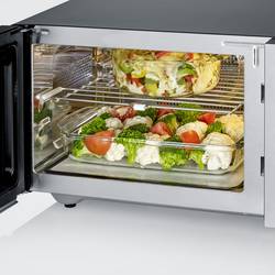 Severin MW 7777 mikrovlnná trouba nerezová ocel, černá (matná) 900 W funkce grilování