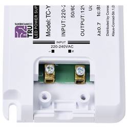 TRU COMPONENTS TC-YSL12F-1201000 napájecí zdroj pro LED konstantní napětí 12 W 1.0 A 12 V/DC schválení nábytku , přepětí , montáž na nehořlavém povrchu 1 ks