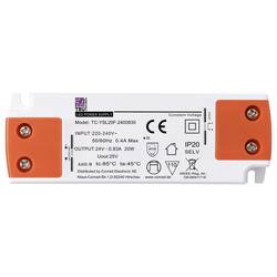 TRU COMPONENTS TC-YSL20F-2400830 napájecí zdroj pro LED konstantní napětí 20 W 0.83 A 24 V/DC schválení nábytku , přepětí , montáž na nehořlavém povrchu 1 ks