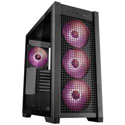 Asus TUF Gaming GT302 ARGB midi tower PC skříň černá 4 předinstalované ventilátory, integrované osvětlení, prachový filtr, boční okno