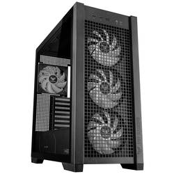 Asus TUF Gaming GT302 ARGB midi tower PC skříň černá 4 předinstalované ventilátory, integrované osvětlení, prachový filtr, boční okno