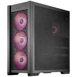 Asus TUF Gaming GT302 ARGB midi tower PC skříň černá 4 předinstalované ventilátory, integrované osvětlení, prachový filtr, boční okno