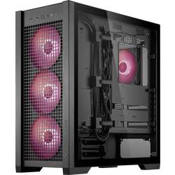 Asus TUF Gaming GT302 ARGB midi tower PC skříň černá 4 předinstalované ventilátory, integrované osvětlení, prachový filtr, boční okno