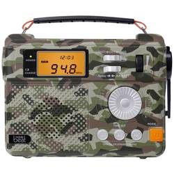 Silva Schneider SOS 223 BT 243019 Nouzové rádio, FM, AM, KV (AM), nouzové rádio, AUX, KV, FM, SV, USB, Ruční klika, Lampa na čtení, s akumulátorem