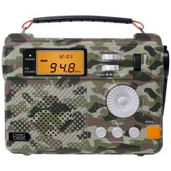Silva Schneider SOS 223 BT 243019 Nouzové rádio, FM, AM, KV (AM), nouzové rádio, AUX, KV, FM, SV, USB, Ruční klika, Lampa na čtení, s akumulátorem