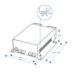 Mascot Battery 9460 DC/DC měnič napětí 24 V/DC - 12 V/DC/8 A 106 W