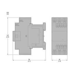 Schneider Electric CAD50ABD pomocný stykač 5 spínacích kontaktů bez LED diody Piece 1 ks