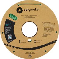 Polymaker PE01005 PolyLite vlákno pro 3D tiskárny ABS plast Bez zápachu 1.75 mm 1000 g zelená 1 ks