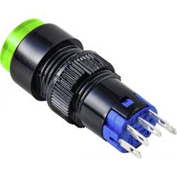 TRU COMPONENTS LAS2Y-11Z/G/12V, TC-9428076 tlačítkový spínač, 12 mm, 250 V, 3 A, 1 ks