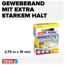 tesa PERFECT 56341-00030-03 páska se skelným vláknem tesa® Extra Power žlutá (d x š) 2.75 m x 19 mm 1 ks