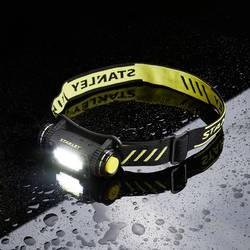 STANLEY COB LED čelovka, na baterii, 300 lm, 10 h, SXLS50100E