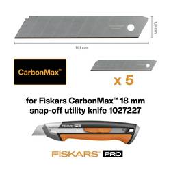 Fiskars 1027232 Odlamovací čepele CarbonMax™, 18 mm 5 ks