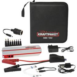 Dino KRAFTPAKET systém pro rychlé startování auta 136102, max. startovací proud 300 A, 2x výstup 12 V, 2x USB konektor, elektronická ochrana a ochrana proti