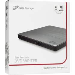 HL Data Storage GP60 externí DVD vypalovačka Retail USB 2.0 stříbrná