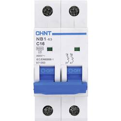 Chint 179644 NB1L elektrický jistič 2pólový 16 A
