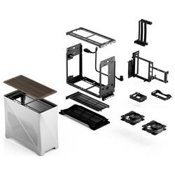 Fractal Design FD-C-ERA2N-01 mini tower PC skříň stříbrná prachový filtr