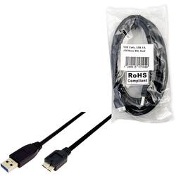 LogiLink USB kabel USB 3.2 Gen1 USB-A zástrčka, USB Micro-B 3.0 zástrčka 1.00 m černá CU0026