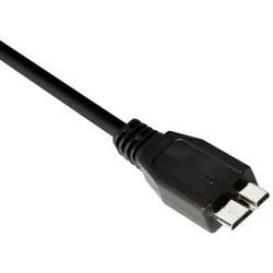LogiLink USB kabel USB 3.2 Gen1 USB-A zástrčka, USB Micro-B 3.0 zástrčka 1.00 m černá CU0026