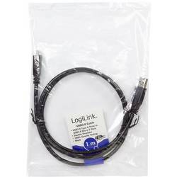 LogiLink USB kabel USB 3.2 Gen1 USB-A zástrčka, USB Micro-B 3.0 zástrčka 1.00 m černá CU0026