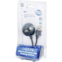 LogiLink USB kabel USB 2.0 USB-A zásuvka, USB-A zástrčka 1.50 m vícebarevná CU0013B