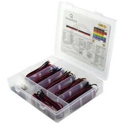 Quadrios sada LED červená, zelená, žlutá, modrá, studená bílá, teplá bílá kulatý 3 mm 600 mcd 30 ° 20 mA 3.0 V