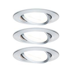 Paulmann 93469 vestavné svítidlo, LED, GU10, 19.5 W, hliník, sada 3 ks