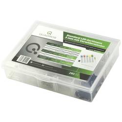 Quadrios sada LED červená, zelená, žlutá, modrá, studená bílá, teplá bílá kulatý 3 mm 20 mA 3.0 V Package